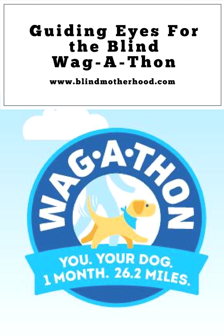 Guiding Eye For the Blind Wag-a-thon Logo.