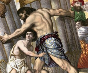 Samson destroys the temple
